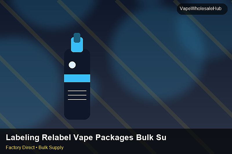Labeling Relabel Vape Packages Bulk Supply — Labeling Relabel Vape Packages Bulk Supply: Wholesale Price | 2026 Edition photo 2