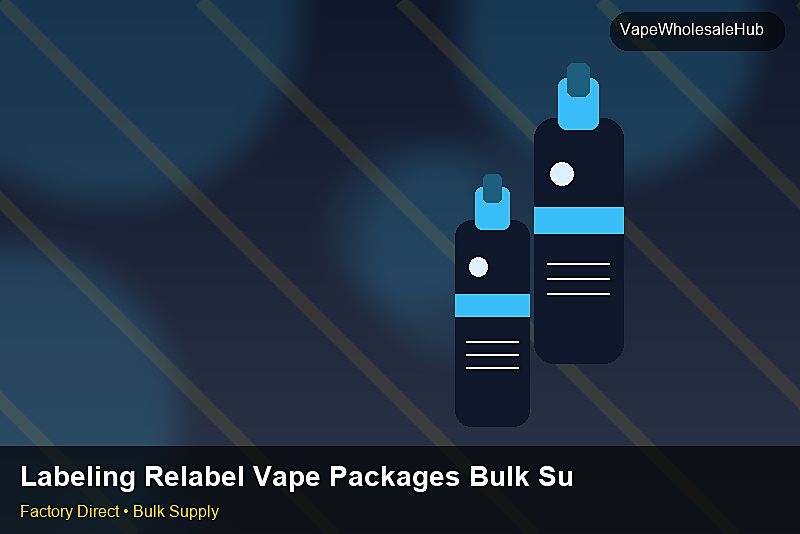 Labeling Relabel Vape Packages Bulk Supply — Labeling Relabel Vape Packages Bulk Supply: 2026 Buyer's Handbook | 2026 Edition photo 1