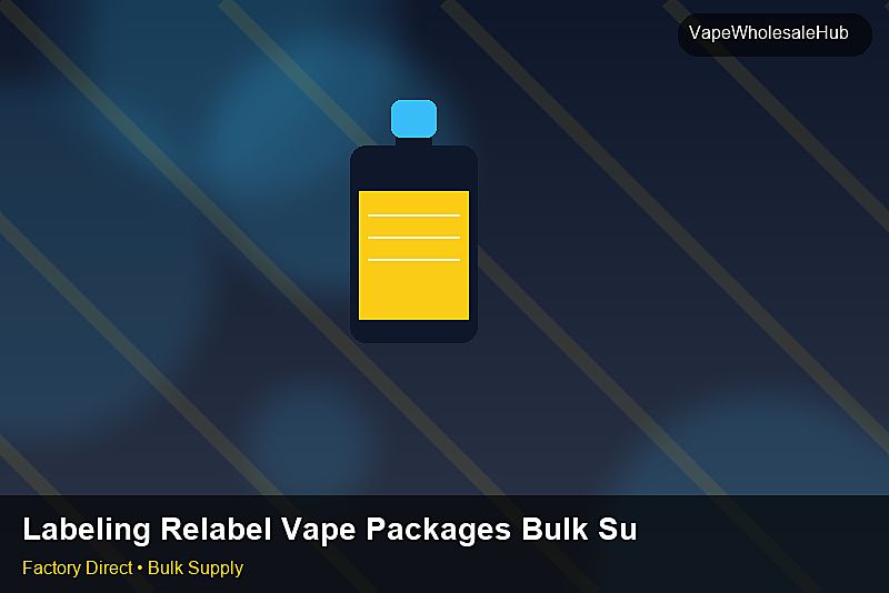 Labeling Relabel Vape Packages Bulk Supply — Labeling Relabel Vape Packages Bulk Supply: Compliance Standards | 2026 Edition photo 2